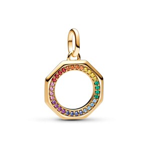 Pandora Gold ME Regenbogen Medaillon-Charm