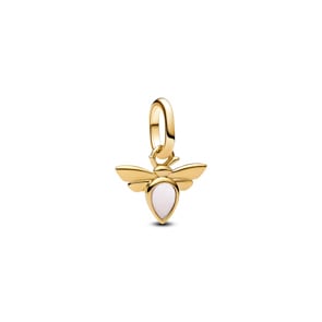 Pandora Gold ME Weisse Biene Mini-Charm-Anhänger