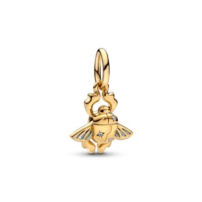 Pandora Gold Moments Charm Pendant Disney Aladdin Scarabée
