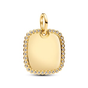 Pandora Gold Moments Quadratischer Anhänger