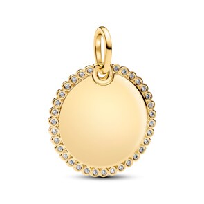 Pandora Gold Moments Runder Anhänger
