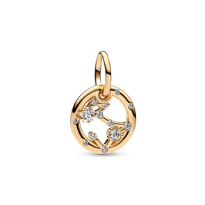 Pandora Gold Moments Sternzeichen Fische Charm-Anhänger 