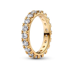 Pandora Gold Timeless Bague Éternité Rang Scintillant