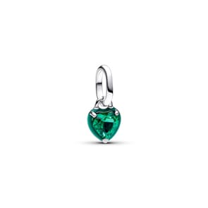 Pandora ME Grünes Chakra-Herz Mini-Charm-Anhänger 925 Silber