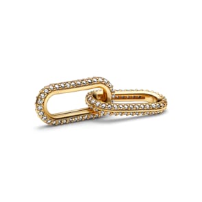 Pandora Gold ME Pavé Doppelter Styling-Link