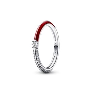 Pandora ME Pavé & Rot Doppelring