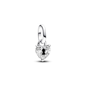 Pandora ME Mini Dangle Cœur Serrure Argent 925