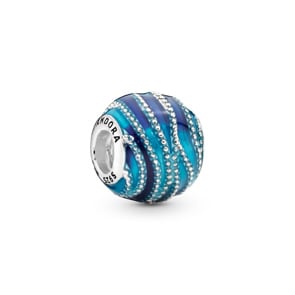 Pandora Moments Blaue Welle Charm