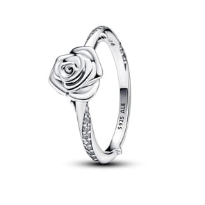 Pandora Moments Blühende Rose Ring 925 Silber 