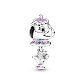 Pandora Moments Charm Pendant Disney La Belle et La Bête Madame Samovar et Zip