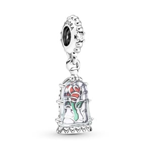 Pandora Moments Disney Die Schöne und das Biest Verzauberte Rose Charm-Anhänger