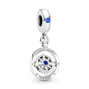 Pandora Moments Drehender Kompass Charm-Anhänger