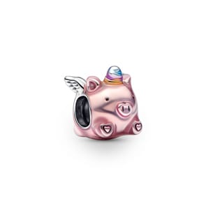Pandora Moments Fliegendes Einhorn Schwein Charm