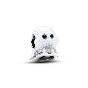 Pandora Moments Im Dunkeln leuchtendes Boo, das Gespenst Charm 925 Silber
