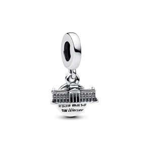 Pandora Moments Lazienki-Palast Doppelter Charm-Anhänger 925 Silber