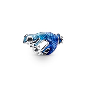 Pandora Moments Charm Gecko Bleu Métallique 925 Argent