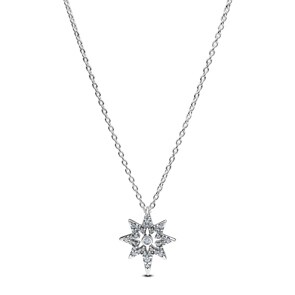 Pandora Moments Pavé-Polarstern Nordstern Halsketten Anhänger 925 Silber