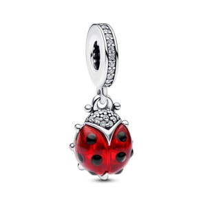 Pandora Moments Roter Marienkäfer Charm-Anhänger