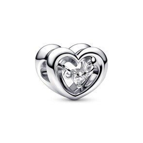 Pandora Moments Charm Cœur Rayonnant & Pierre Flottante