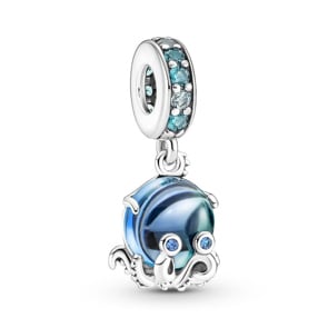 Pandora Moments Charm Pendant Poulpe Adorable en Verre de Murano