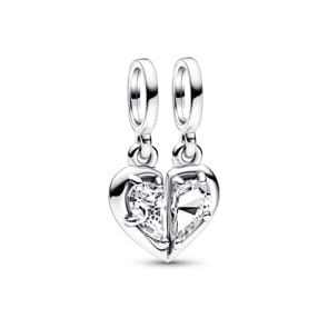 Pandora Moments Teilbarer Mutter & Tochter Charm-Anhänger 925 Silber