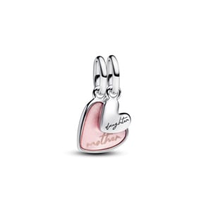 Pandora Moments Teilbarer Mutter & Tochter Charm-Anhänger 925 Silber