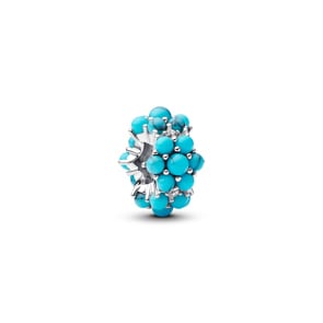 Pandora Moments Türkisfarbenes Ozean Charm 925 Silber