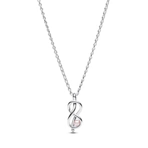 Pandora Moments Unendlichkeitsknoten Halskette 925 Silber