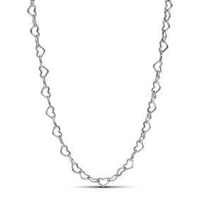 Pandora Moments Verbundene Herzen Collier-Halskette 925 Silber