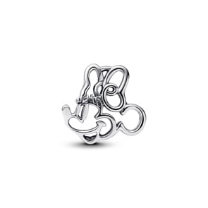 Pandora Moments x Disney Minnie Mouse offen gearbeiteter Charm 925 Silber