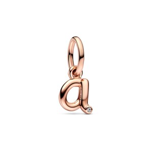 Pandora Rose Moments Charm Pendant Alphabet Lettre a