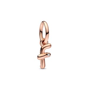 Pandora Rose Moments Charm Pendant Alphabet Lettre f