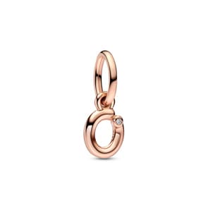 Pandora Rose Moments Charm Pendant Alphabet Lettre o