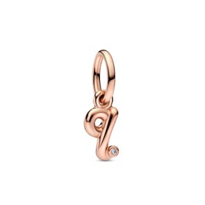 Pandora Rose Moments Charm Pendant Alphabet Lettre q