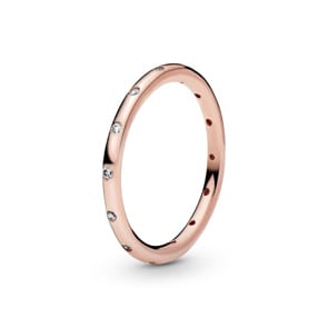 Pandora Rose Timeless Simple Sparkling Band Ring
