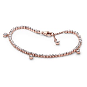 Pandora Rose Timeless Sparkling Drops Tennis Bracelet