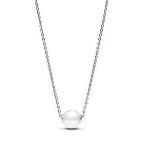 Pandora Timeless Behandelte Süsswasserzuchtperle Collier-Halskette 925 Silber