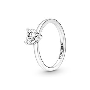 Pandora Timeless Bague Solitaire Cœur Scintillant