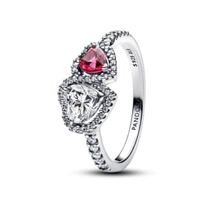 Pandora Timeless Strahlenkranz Herzen Ring 925 Silber