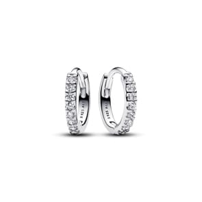 Pandora Timless Funkelnde Huggie Ohrringe 925 Silber