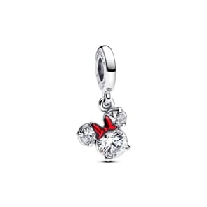 Pandora Moments x Disney Minnie Maus Silhouette Charm-Anhänger 925 Silber