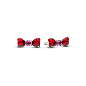 Pandora x Disney Schneewittchen Schleife Ohrstecker 925 Silber