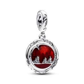 Pandora Moments x Stranger Things Im Dunkeln Leuchtende Schattenwelt Charm-Anhänger 925 Silber