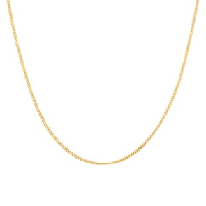 Curb Chain 375/9 K Yellow Gold 1.5mm