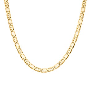 Fantasy Curb Chain 750/18 K Yellow Gold 5mm