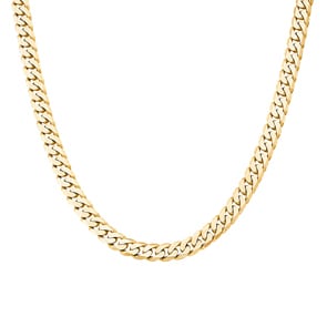 Panzerkette massiv 750/18 K Gelbgold 6.0mm
