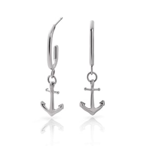 Paul Hewitt Anchor II Creolen Marinium Ocean Steel Silbrig