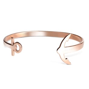 Paul Hewitt Ancuff Bracelet IP Rose