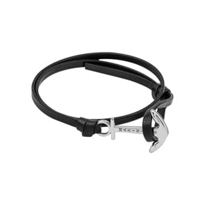 Paul Hewitt Armband The Anchorband Leder Midnight