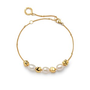 Paul Hewitt Armkette Ocean Pearl Goldig